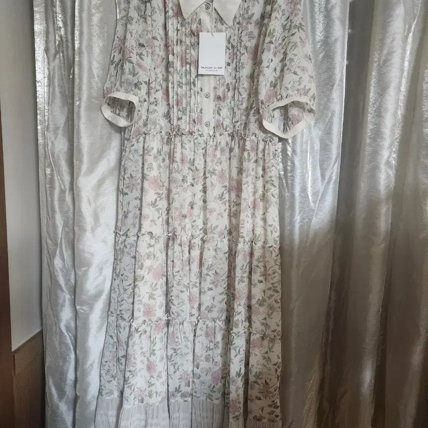 [BUNJANG] Thursday Island Flower Pattern Dress Size 66 / (새상품)써스데이아일랜드 플라워 패턴 원피스 66사이즈