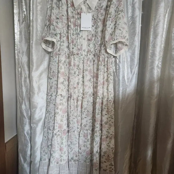 [BUNJANG] Thursday Island Flower Pattern Dress Size 66 / (새상품)써스데이아일랜드 플라워 패턴 원피스 66사이즈