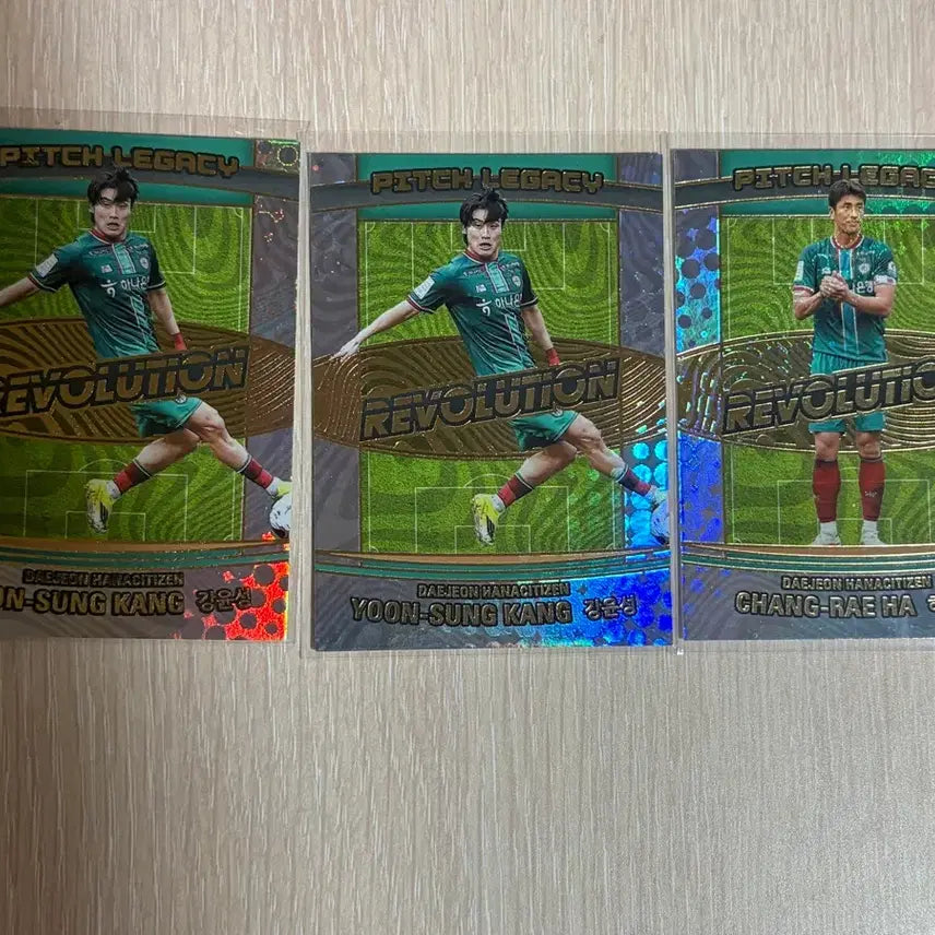 [BUNJANG] K League Revolution Daejeon Insert Set / K리그 레볼루션 대전 인서트 3장 일괄