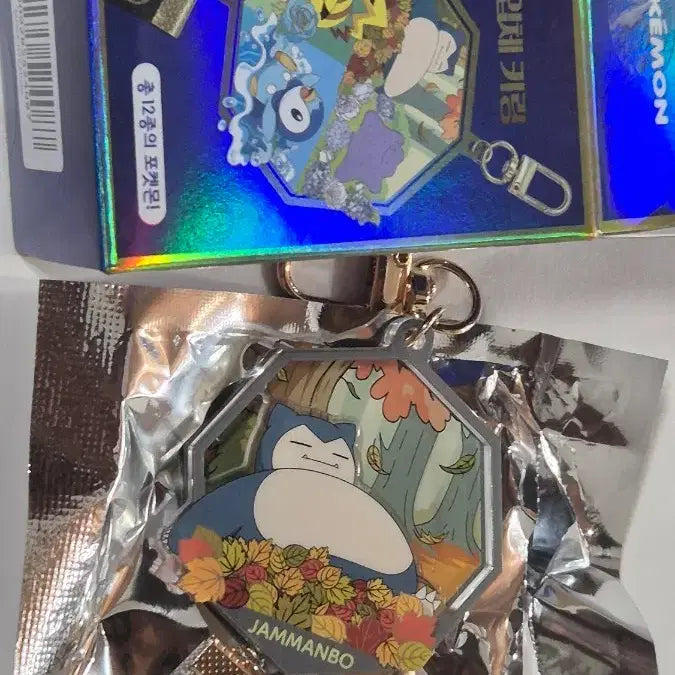 [BUNJANG] Pokemon Diorama 3D Keyring Snorlax / 포켓몬 디오라마 입체 키링 잠만보