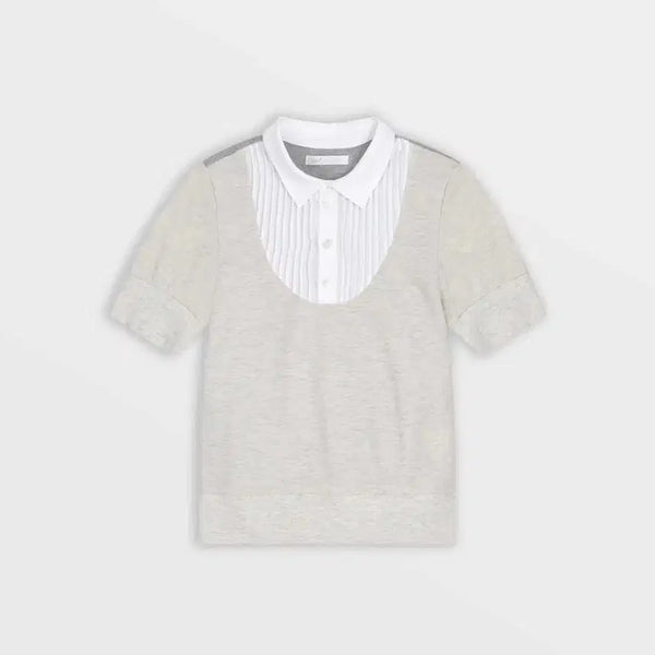 [BUNJANG] Safarispot Layered Half Tee Shirt / 사파리스팟 레이어드 하프티 1/2 Layered Shirt Half Tee