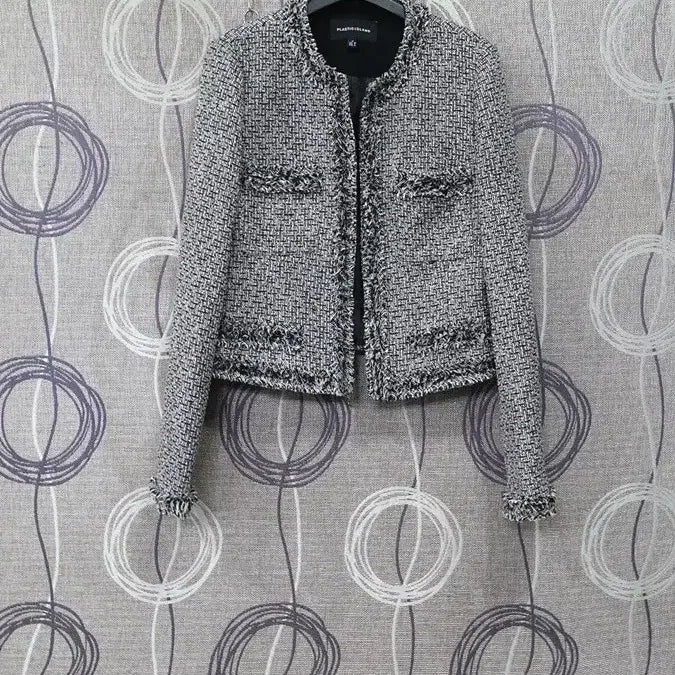 [BUNJANG] Plastic Island Tweed Jacket / 플라스틱아일랜드 트위드자켓