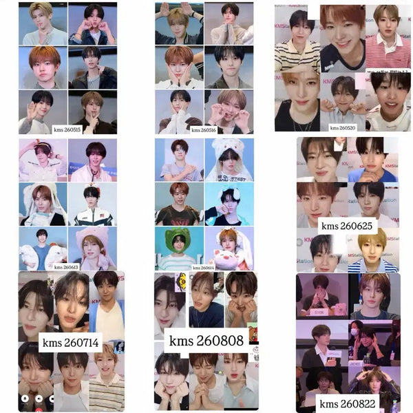 [BUNJANG] NCT WISH Odd To Love KMS Event Photocard Split Set / 엔시티 위시 오드투러브 kms 당첨자 시온 리쿠 유우시 재희 료 사쿠야 포카 분철