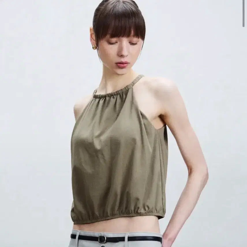[BUNJANG] Ergofit Balloon Halter Top / 에르고핏 벌룬 홀터탑 - 새상품