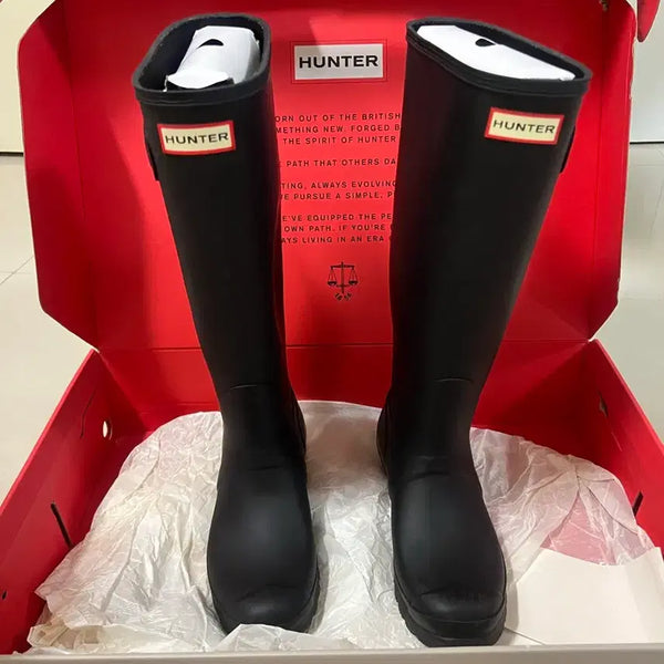[BUNJANG] Hunter Original Tall Rain Boots Black / 헌터 오리지널 톨 레인부츠 블랙 250 박스포함