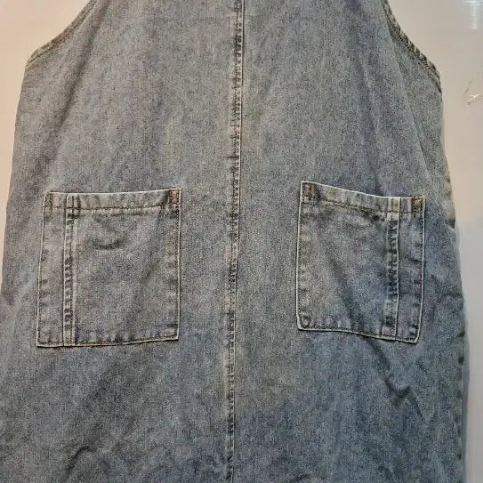 [BUNJANG] Sinne Denim Overalls Dress / 신네 데님 멜빵 원피스