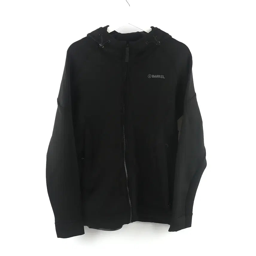 [BUNJANG] Barrel Neoprene Hooded Zip-Up Jacket (Black) / M / 배럴 네오프렌 후드 집업 자켓 (서핑/다이빙) P022 -050