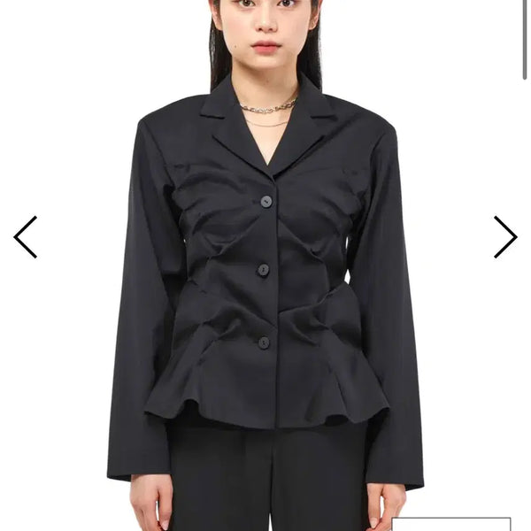 [BUNJANG] Kim Jisoo DOZI Slim Jacket Black / 디자이너 김지수 DOZI 슬림 자켓 블랙