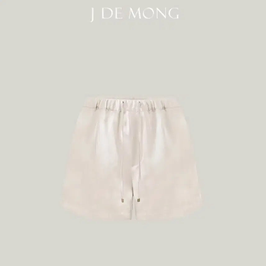 [BUNJANG] Jade Mong Plain Silk Short Pants Ivory / 제이드몽 플레인 실크 숏팬츠(pt)_실키아이보리