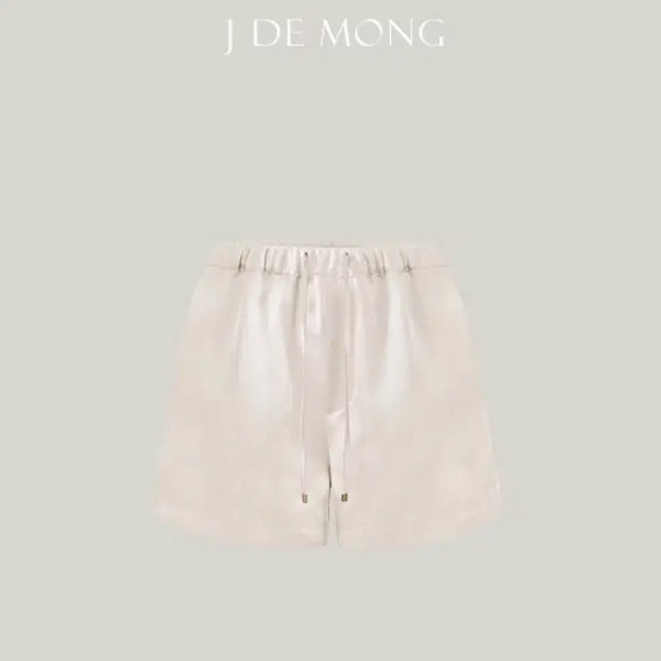 [BUNJANG] Jade Mong Plain Silk Short Pants Ivory / 제이드몽 플레인 실크 숏팬츠(pt)_실키아이보리