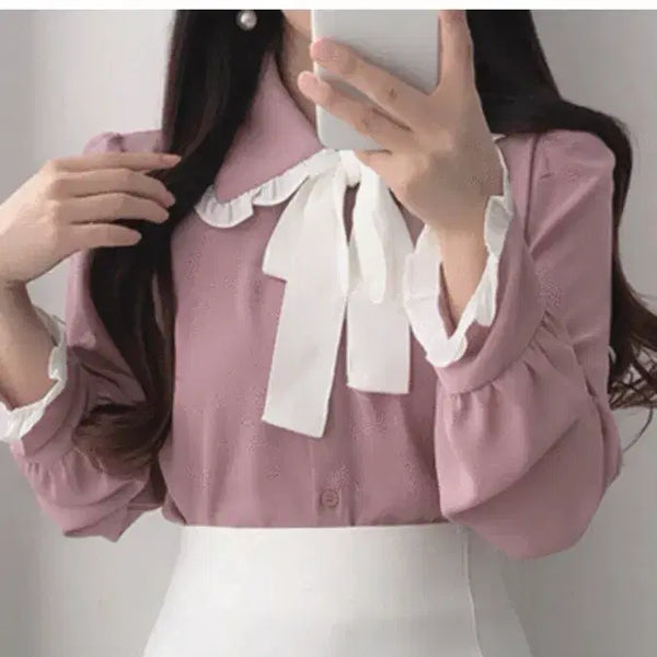 [BUNJANG] J.Bline Cloud Emotion Blouse / 제이블린 클라우드이모션 블라우스