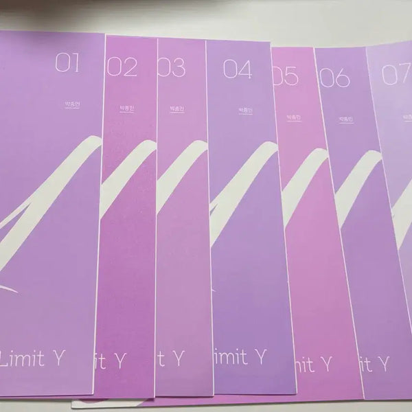 [BUNJANG] Park Jong-min Limit Y Complete Set Volumes 1-7 / 박종민 Limit Y 1-7권 세트 재종배부 새상품