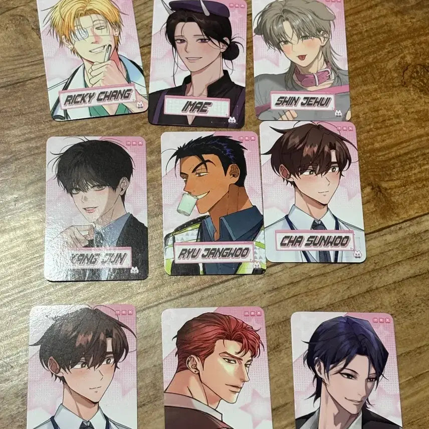 [BUNJANG] Mble Mr. Blue Popup Lucky Draw Photocard Bundle Set / 미블 미스터블루 팝업 럭드 입장 포카 특전 일괄 양도 열침 사반
