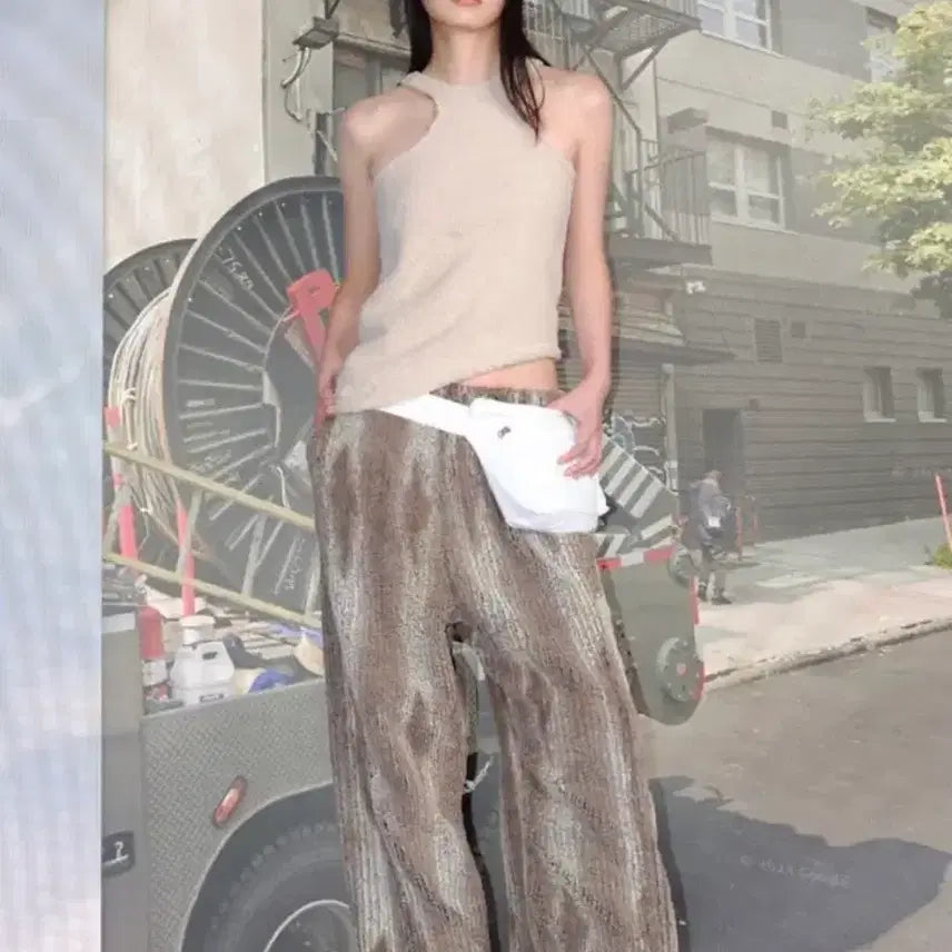 [BUNJANG] Cerric Wool Wide Banding Pants Khaki / cerric 세릭 울 와이드 밴딩 팬츠 카키