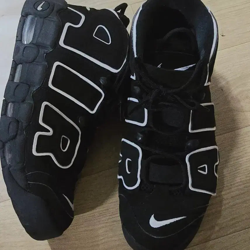 [BUNJANG] Nike Air More Uptempo Black White / 나이키 에어 모어 업템포 블랙 화이트