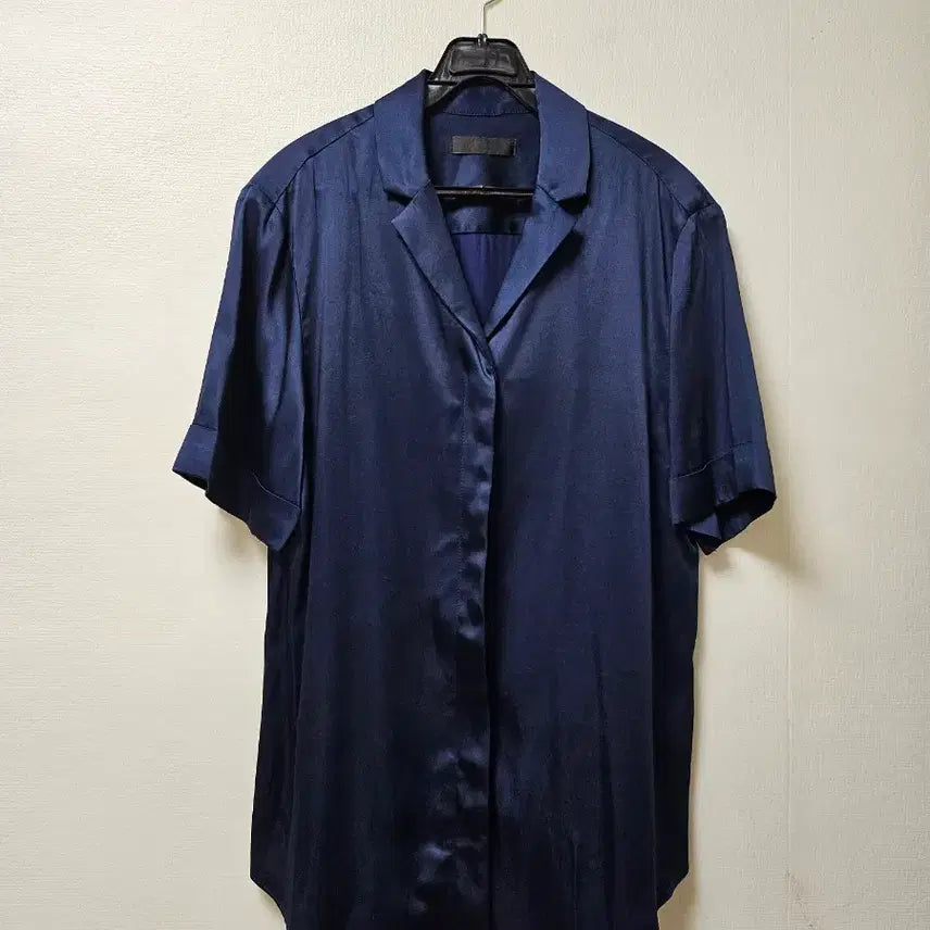 [BUNJANG] ORR Women's Short Sleeve Shirt Navy / 오르 여성 반팔 셔츠 55-66