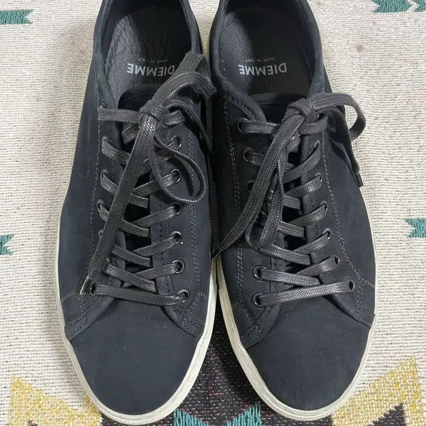[BUNJANG] DIEMME Veneto Black Low Sneakers / 디에메 베네토 블랙 로우 스니커즈