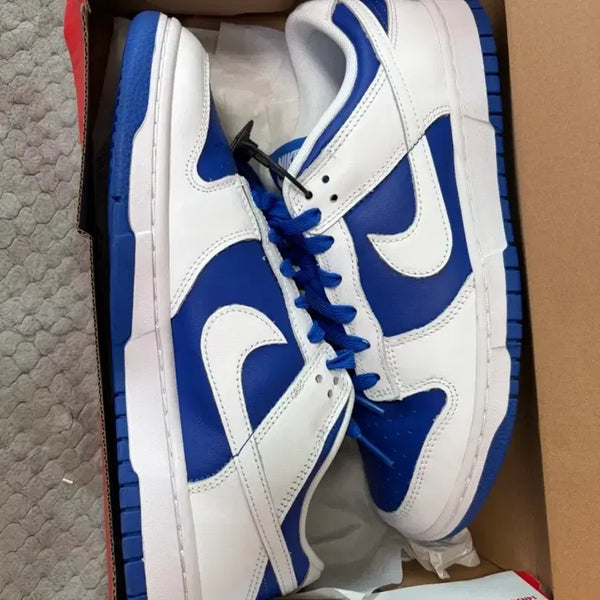 [BUNJANG] Nike Dunk Low Retro Racer Blue & White / 나이키 덩크 로우 레트로 레이서 블루 앤 화이트