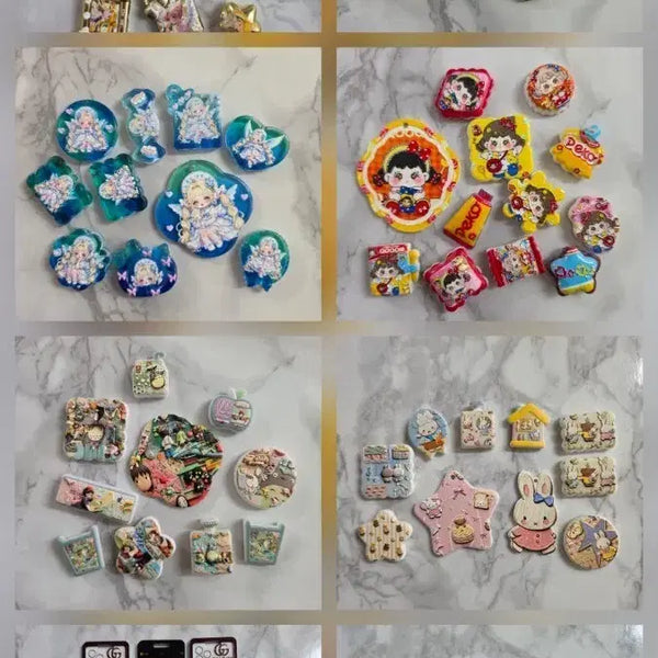 [BUNJANG] Character Beads for Keychains / 키링 캐릭터 비즈