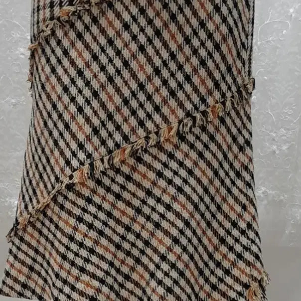 [BUNJANG] Daks Check Pattern Midi Skirt / 닥스 체크 스커트 27