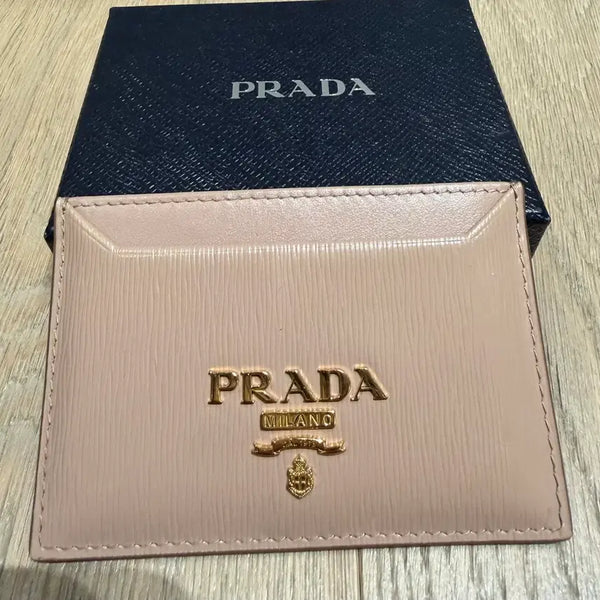 [BUNJANG] Prada Vitello Move Card Holder Pink / (새상품) 프라다 비텔로 무브 카드 홀더 핑크