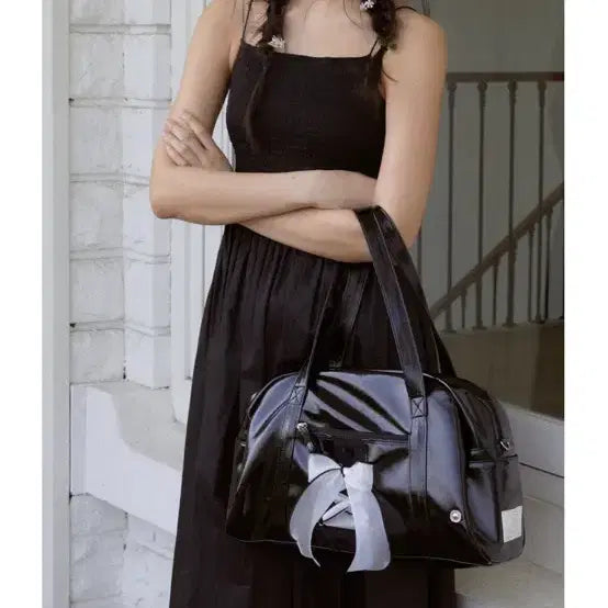 [BUNJANG] Ob Sny Ribbon Gym Bag / 오브니 리본 짐백