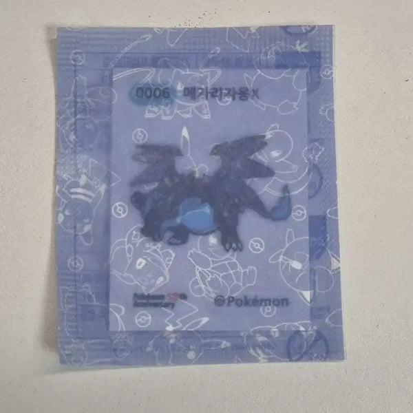 [BUNJANG] Sealed Pokemon Bread Stickers 30th Anniversary Mega Charizard X / 미개봉) 메가리자몽X 포켓몬빵띠부실30주년띠부씰포켓몬스터