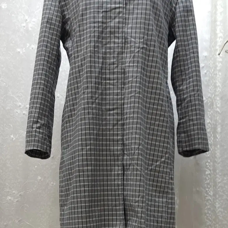 [BUNJANG] Marks & Spencer Checked Long Jacket / MARKS & SPENCER  체크 롱자켓 F