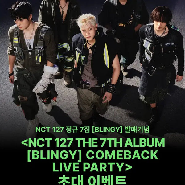 [BUNJANG] NCT 127 Showcase Photocard + Bandana Bundle Set / NCT 127 쇼케이스 입장포카 + 반다나
