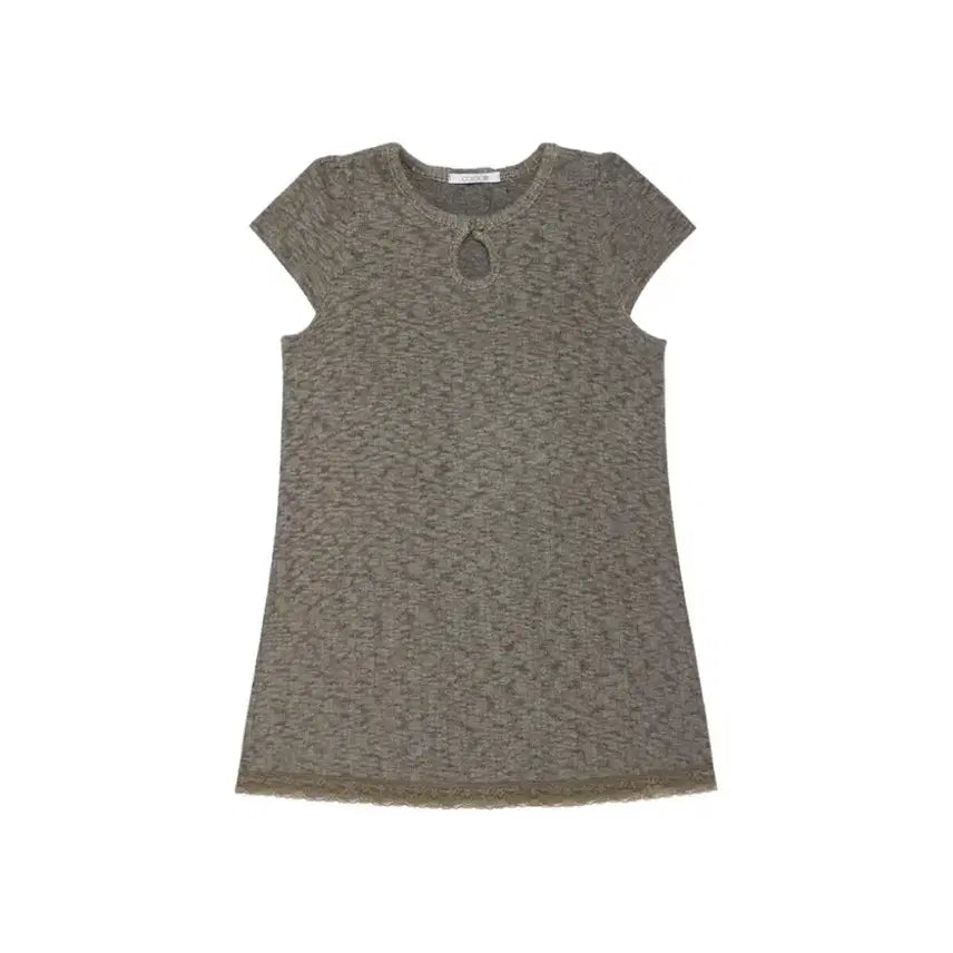 [BUNJANG] Colocynth Weird Drop Top Dress Khaki Charcoal / 콜로신스 Weird Drop Top Dress Khaki Charcoal