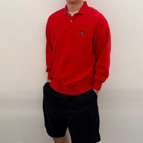 [BUNJANG] 90s Polo Ralph Lauren Golf Logo Sweatshirt / 90s 폴로랄프로렌 골프로고 맨투맨