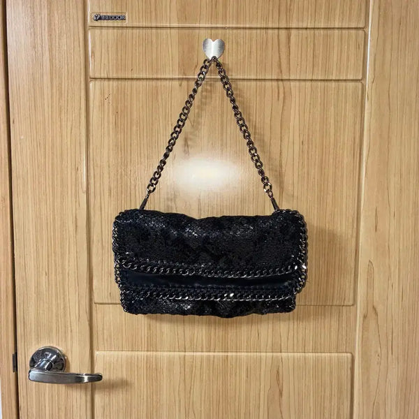 [BUNJANG] Shoulder Bag Black Chain Strap / bag 10