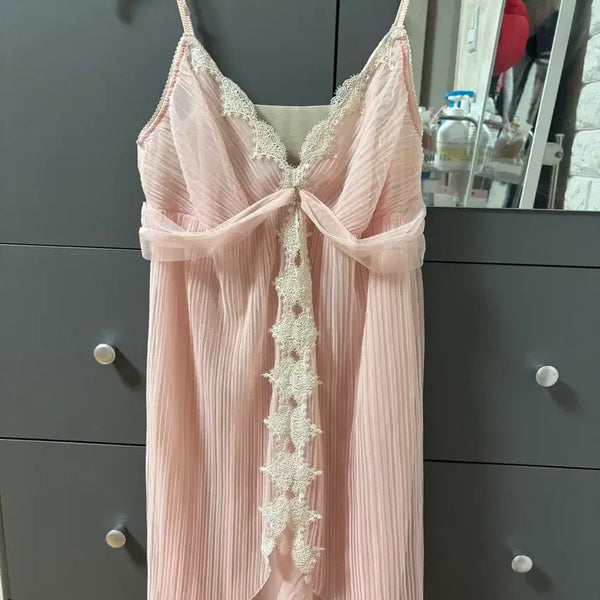 [BUNJANG] Venus Pink Slip Dress / 빈티지코디/ 베누스 핑크 슬립