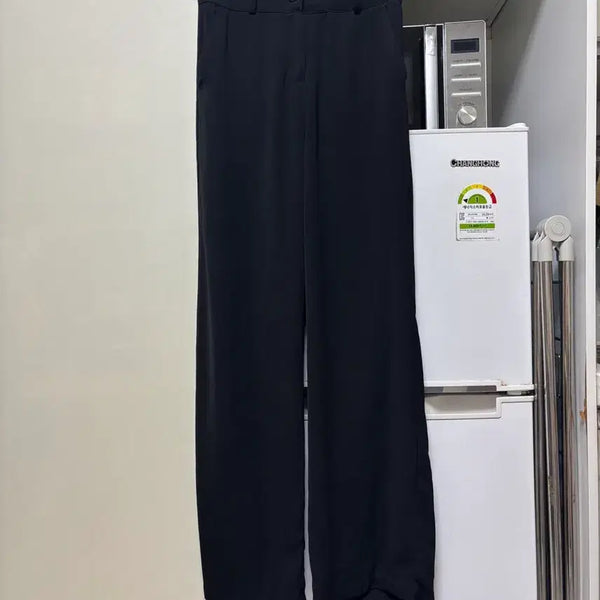 [BUNJANG] Black Wide Pants / 블랙 와이드 팬츠