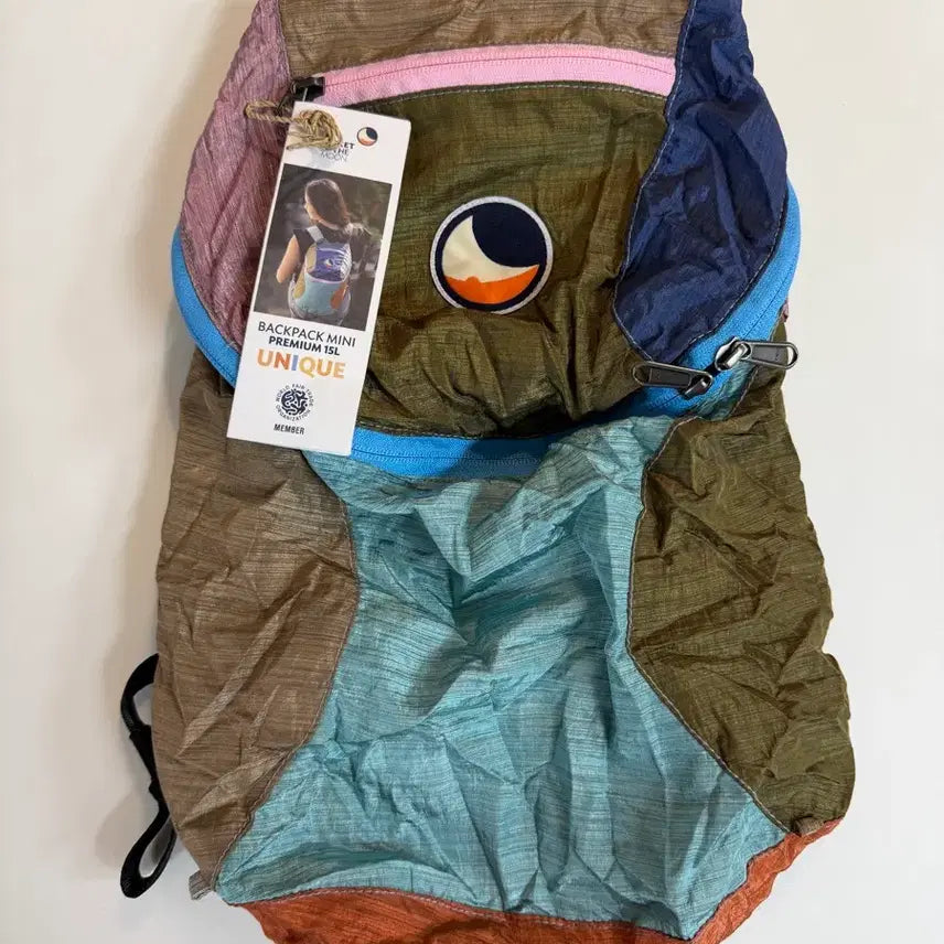 [BUNJANG] Ticket to the Moon Mini Backpack 15L Patchwork / 티켓 투더문 미니 백팩 15L 유니크