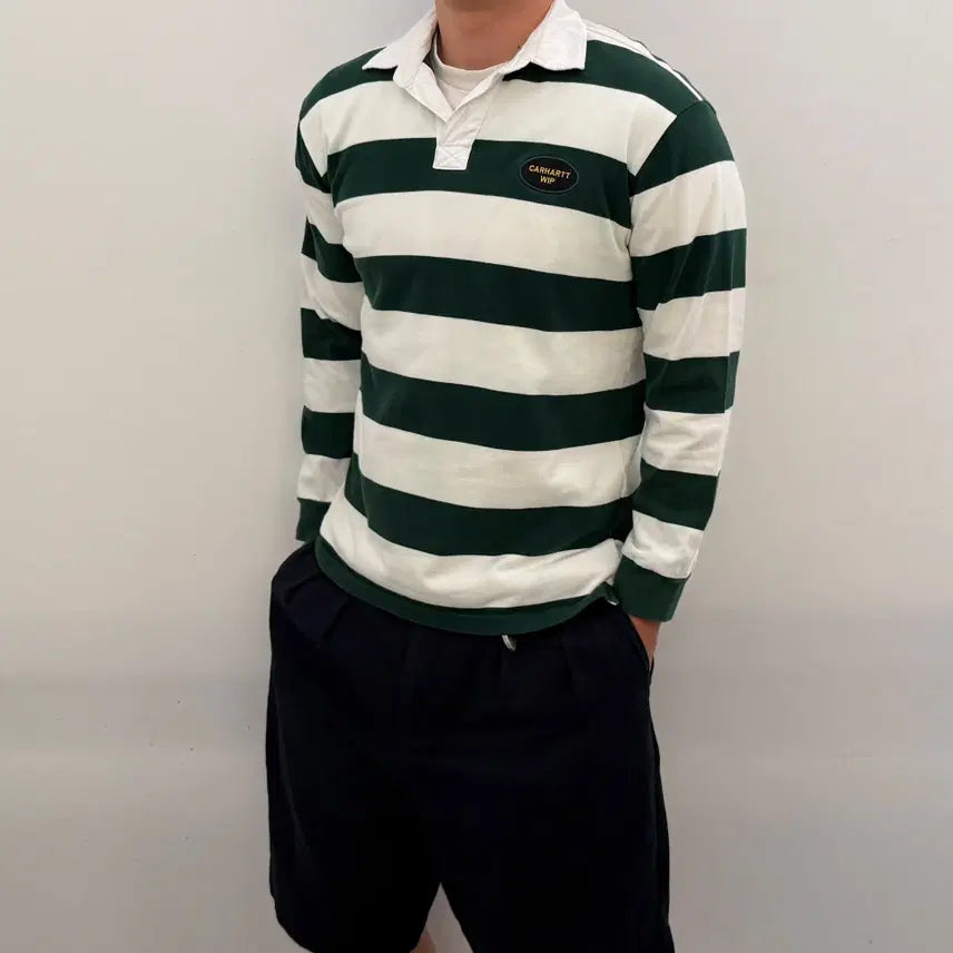 [BUNJANG] Carhartt WIP Rugby Shirt / 칼하트 윕 럭비티