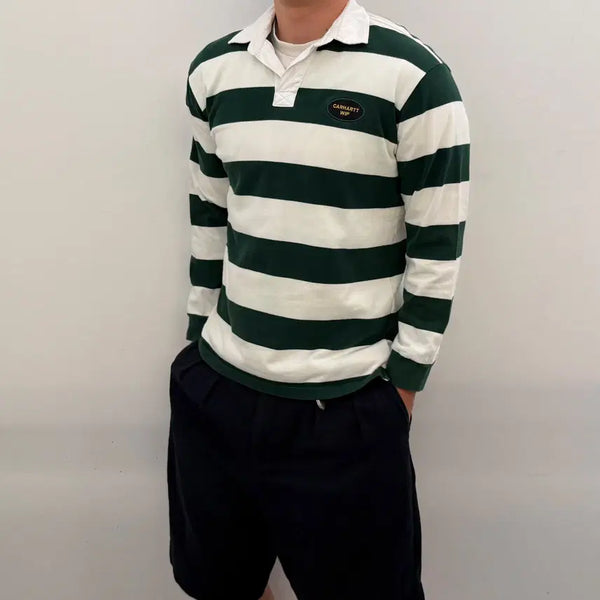 [BUNJANG] Carhartt WIP Rugby Shirt / 칼하트 윕 럭비티