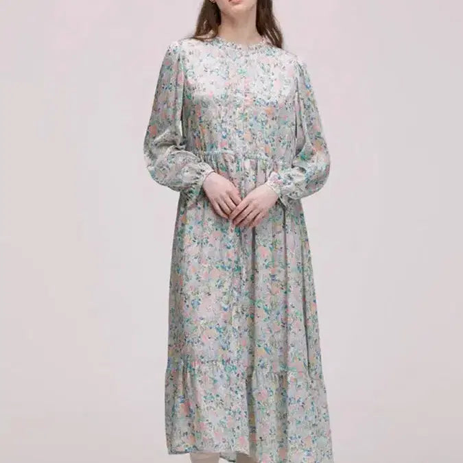 [BUNJANG] Thursday Island Floral Long Dress / 써스데이아일랜드 플로럴 롱 원피스