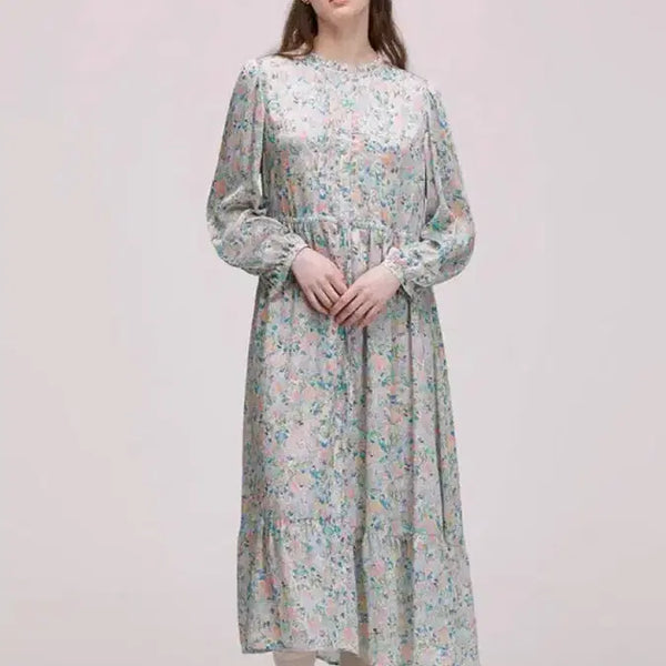 [BUNJANG] Thursday Island Floral Long Dress / 써스데이아일랜드 플로럴 롱 원피스