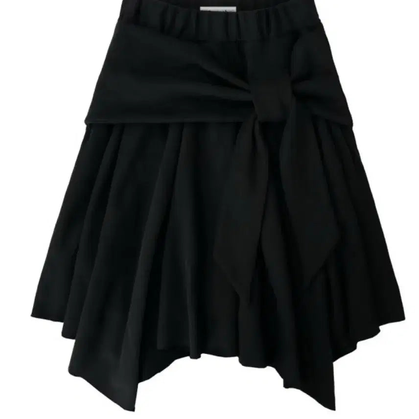 [BUNJANG] CHEME.C Unbalanced Skirt / 체메씨 보우 언발란스 스커트