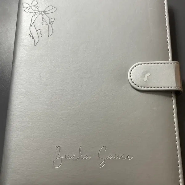 [BUNJANG] Silver Ribbon Photocard Binder / 실버 리본 포카 바인더