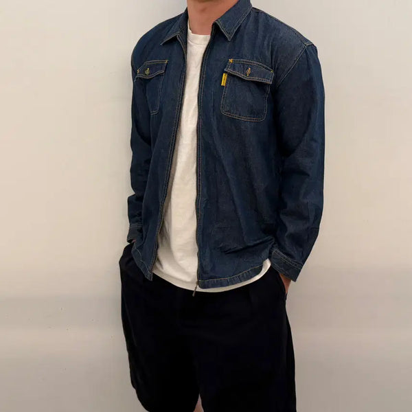 [BUNJANG] Rockhampton Denim Zip-Up Jacket / 락햄튼 데님 집업 자켓
