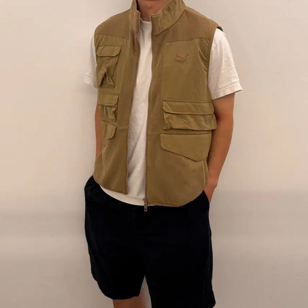[BUNJANG] Puma Fleece Vest L / 퓨마 플리스 베스트