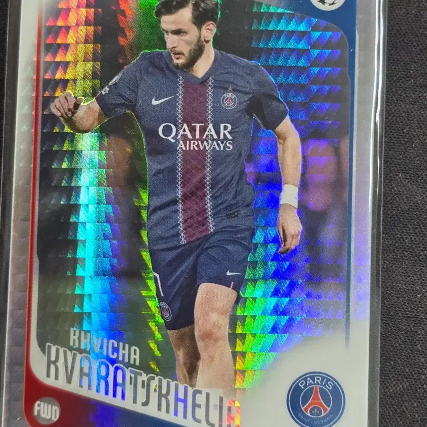 [BUNJANG] 25/26 Topps Chrome UCC PSG Prism Refractor Soccer Card / 25/26탑스크롬 UCC PSG 프리즘 리플랙터 축구카드