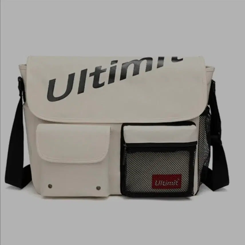 [BUNJANG] Ultimate Messenger Bag Ivory/Black / 얼티밋 메신저백 아이보리/블랙(3698)
