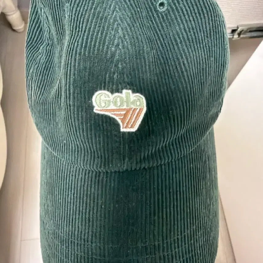 [BUNJANG] Gola Corduroy Ball Cap Deep Green / Gola 골라 코듀로이 볼캡 딥그린
