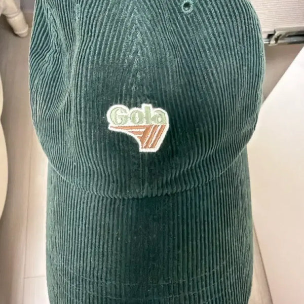 [BUNJANG] Gola Corduroy Ball Cap Deep Green / Gola 골라 코듀로이 볼캡 딥그린