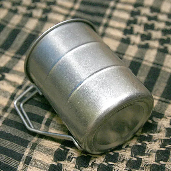[BUNJANG] Vintage Camping Stainless Steel Mug 500ml / 빈티지 캠핑 스텐 머그컵 500ml (미사용, 낚시, 하이킹, 일상생활)
