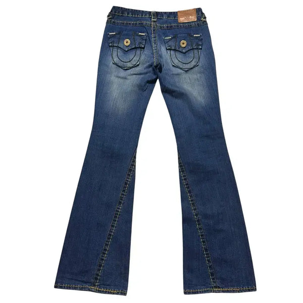 [BUNJANG] True Religion Flared Bootcut Denim Jeans Pants Size 28 / [28] 트루릴리전 플레어진 부츠컷 데님 팬츠