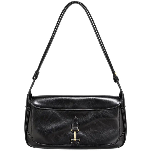 [BUNJANG] L'eau du Temple Sac Developpe Black Leather Bag / 루에브르 삭 드 벨로 블랙